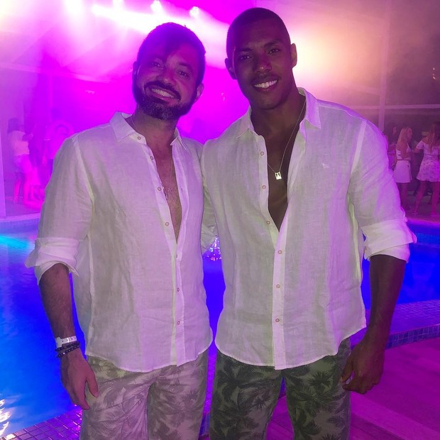 O prefeito Edgar e Max Souza em foto no Instagram (Foto: reprodução/instagram)