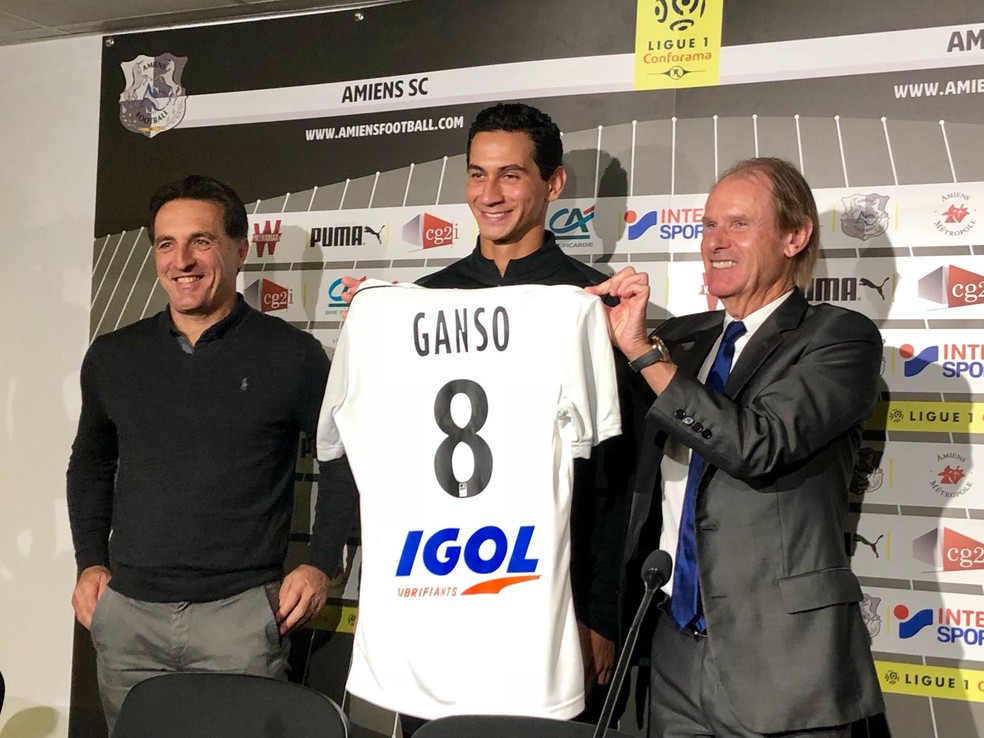 Emprestado pelo Sevilla, Ganso pouco atuou pelo Amiens — Foto: Tiago Leme/Globoesporte.com