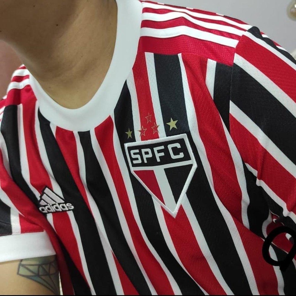 Nova camisa 2 do São Paulo — Foto: Reprodução
