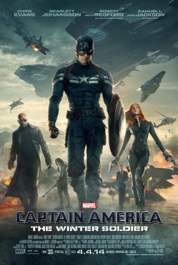 Novos cartazes de 'Capitão América 2' (Foto: Divulgação)