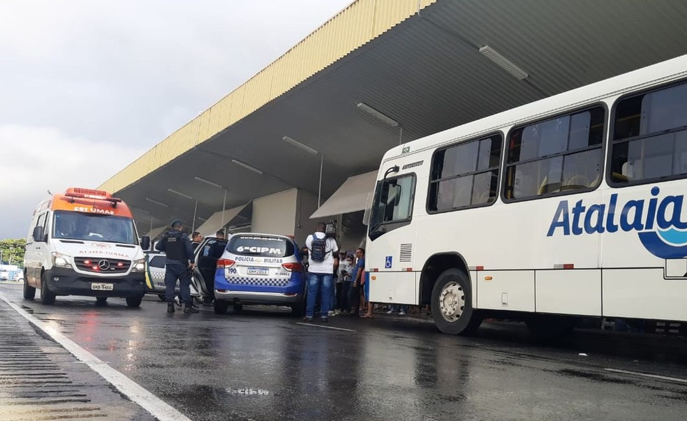 Ocorrência foi no Terminal do Mercado — Foto: Anderson Barbosa/TV Sergipe