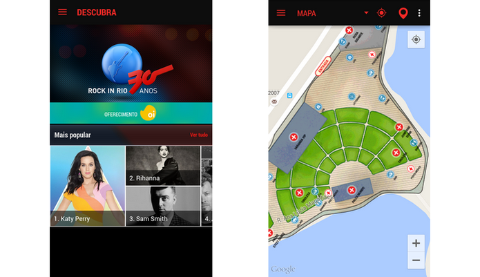App Rock in Rio 2015 pode ser baixado no iPhone e Android (Foto: Divulgação) (Foto: App Rock in Rio 2015 pode ser baixado no iPhone e Android (Foto: Divulgação))
