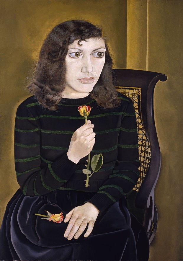 Girl with Roses, 1947/48, de Lucian Freud (Foto: divulgação)