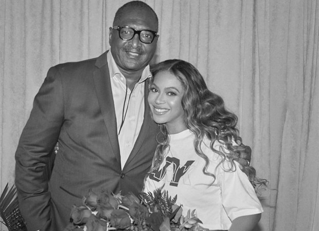 Beyoncé com o pai Mathew (Foto: Reprodução/Instagram)