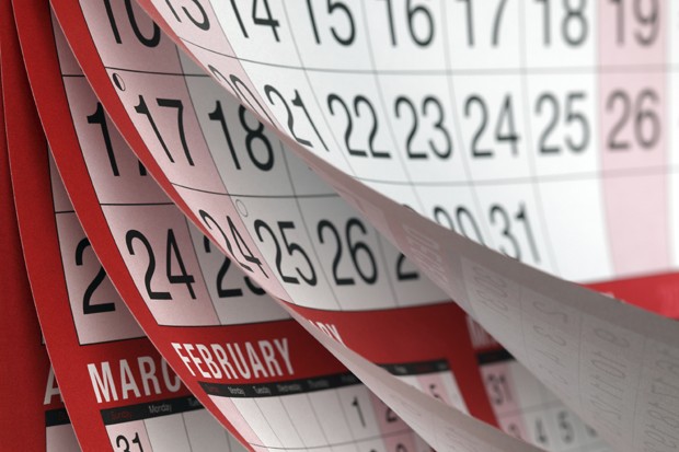 calendário; anos; meses; dias; agenda (Foto: Thinkstock)