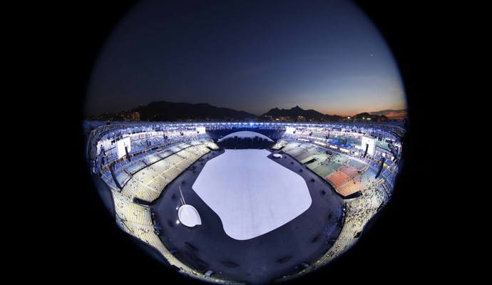 Maracanã abertura Rio de Janeiro Olimpíada (Foto: REUTERS / Pawel Kopczynski )