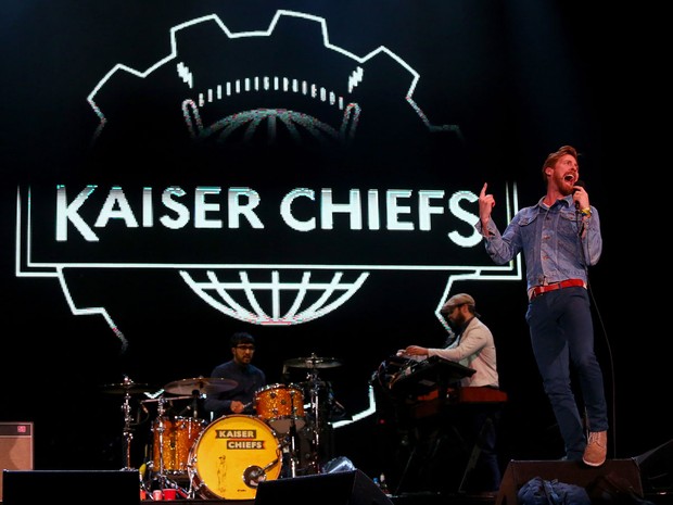 A banda britânica Kaiser Chiefs encerra os Jogos Invictus em 2014 (Foto: Paul Thomas/Getty Images for Jaguar Land Rover))