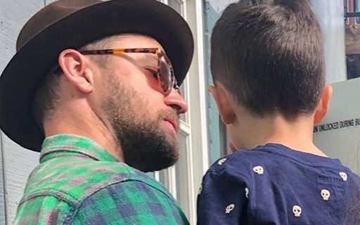 Justin Timberlake posta fotos com o filho para falar sobre paternidade