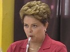 Dilma vota e toma chimarrão na capital (Reprodução/RBS TV)