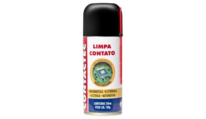 Spray para limpeza de contatos eletrônicos (Foto: Divulgação/Contactec)