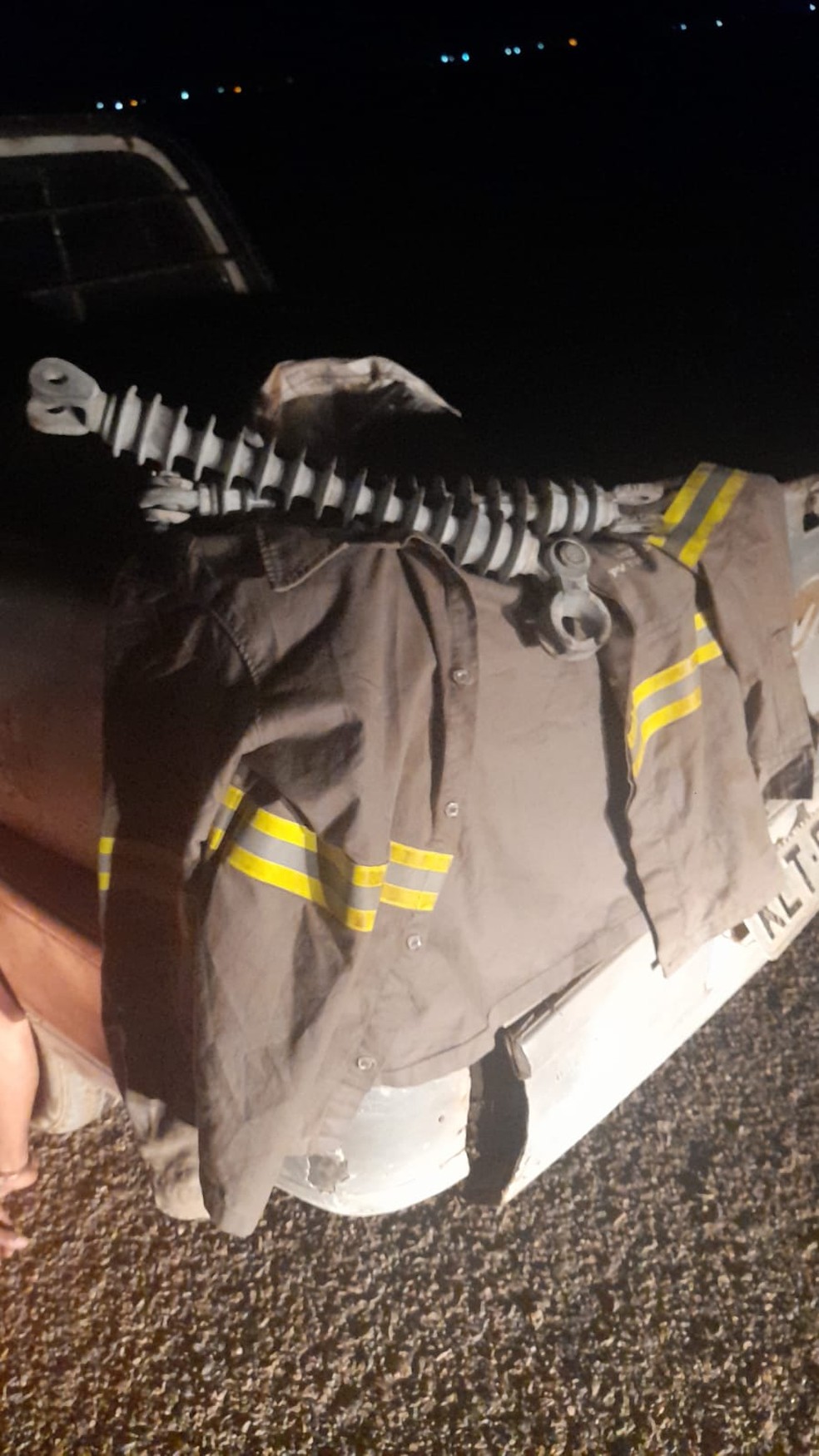 Material encontrado com suspeito em Areia Branca, no RN — Foto: PM/Cedida