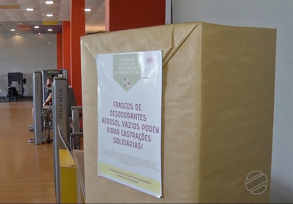São mais de 20 locais de coleta espalhados por toda a cidade, incluindo empresas e órgãos públicos do município. — Foto: Reprodução/ TV Centro América