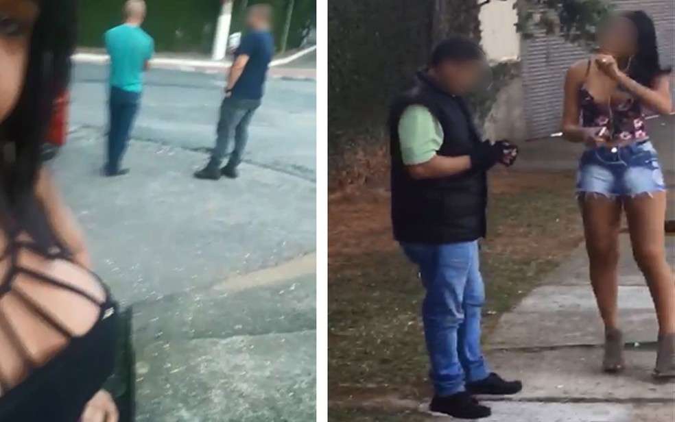Travestis reclamam que são vigiadas por policiais militares que as agridem e ofendem seus clientes (Foto: Reprodução/WhatsApp)