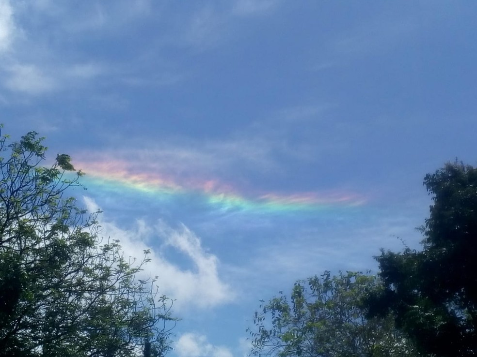 Fenomeno Em Arco Iris Chama Atencao De Moradores Da Regiao De Itapetininga Itapetininga E Regiao G1