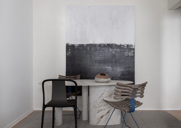 45 m²: ideias práticas de décor em tons de branco e cinza  (Foto: Gabriela Daltro)