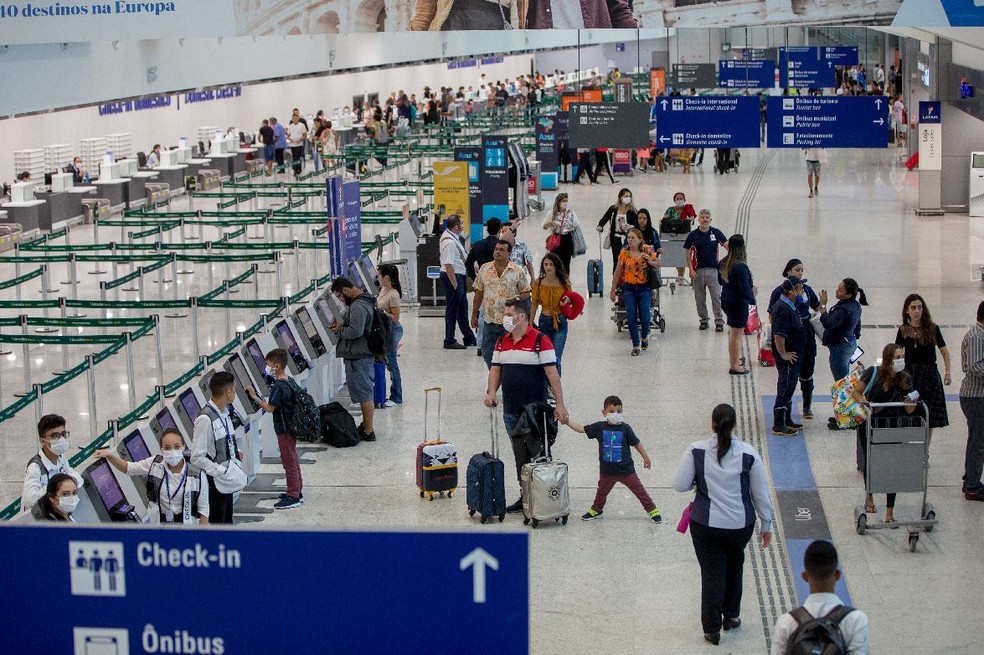 Aeroporto de Fortaleza está impedido de receber voos estrangeiros durante pandemia do novo-coronavírus, decide Justiça. — Foto: Camila Lima/Sistema Verdes Mares