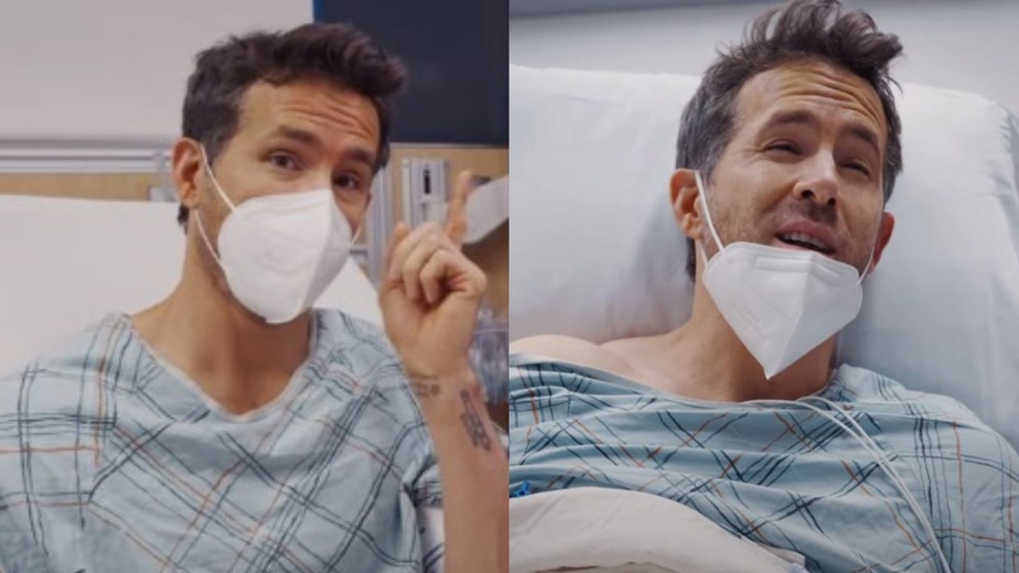 O ator Ryan Reynolds divulgou imagens do exame de colonoscopia e alertou para a importância de fazer o procedimento preventivamente