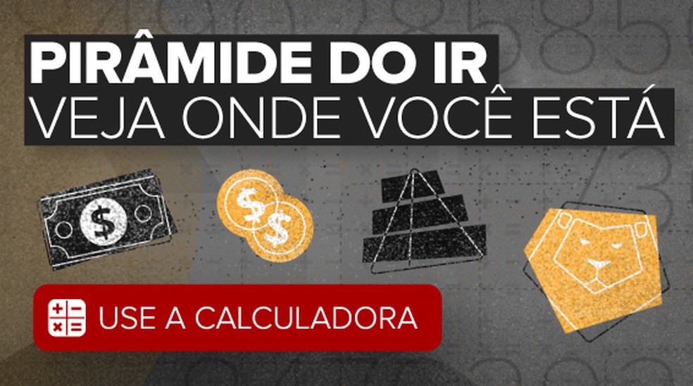 Calculadora elaborada pelo G1 a partir dos dados da Receita Federal mostram distorções na tributação de imposto de renda no Brasil (Foto: Infografia G1)