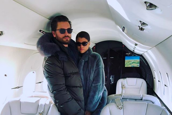 A modelo Sofia Richie com o namorado, o empresário Scott Disick (Foto: Instagram)