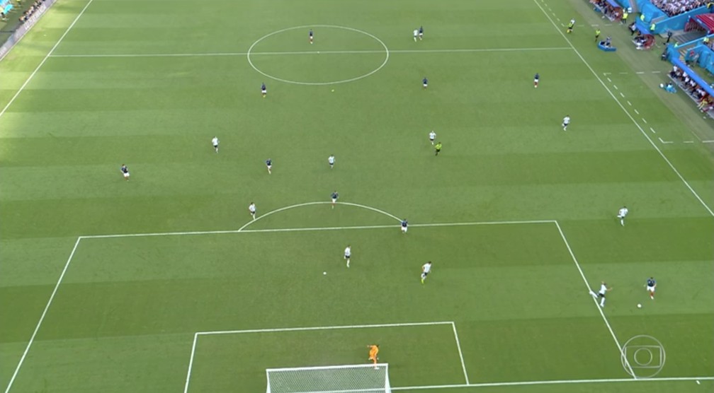 Gol de empate de Pavard (Foto: Leonardo Miranda)