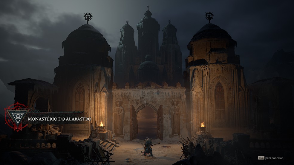 Diablo IV possui muitos locais de interesse para explorar e conseguir tesouros. — Foto: Reprodução/Fernando Braga