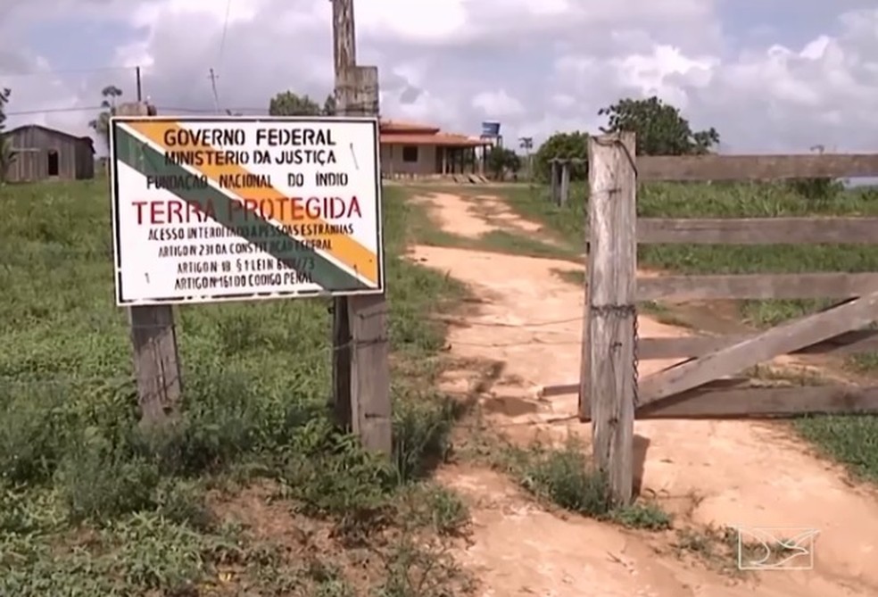 Clima na Terra Indígena Araribóia, no Maranhão, ainda é de tensão — Foto: Reprodução / TV Mirante