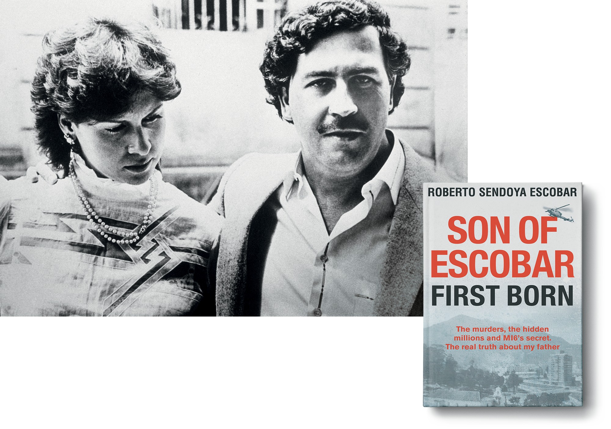 Pablo Escobar, que foi o mais notório traficante de drogas e narcoterrorista do mundo, e – supostamente – pai biológico de Roberto Sendoya Escobar (Foto: divulgação)
