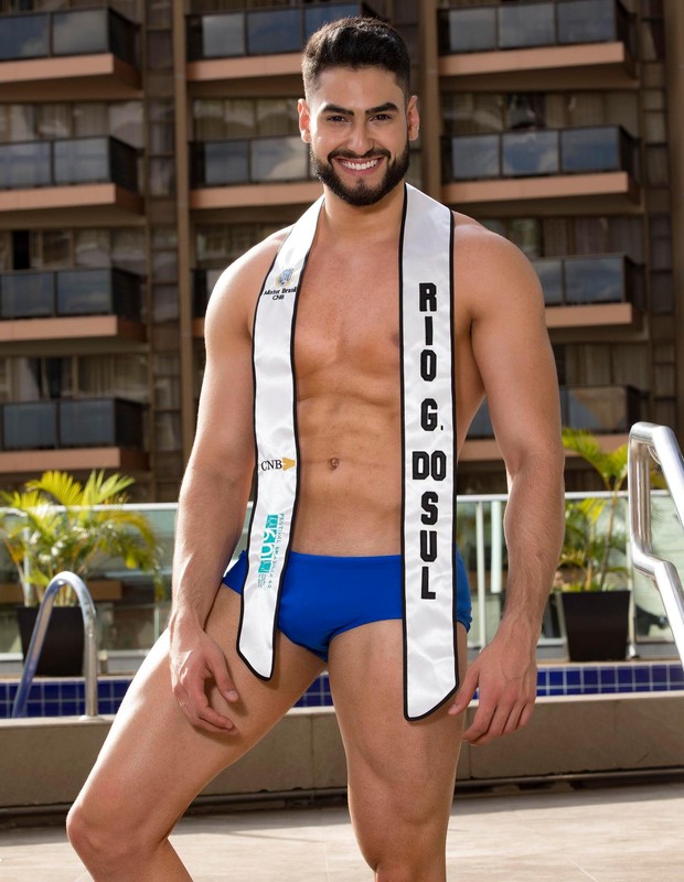 Candidato do Rio Grande do Sul ao Mister Brasil CNB 2020 (Foto: Luciano Medeiros/LV Assessoria)