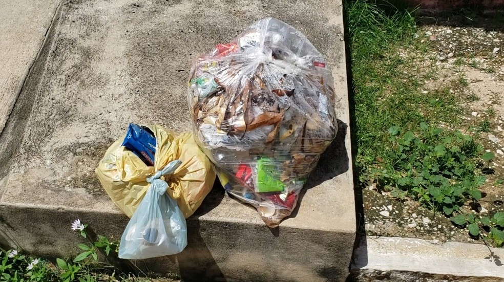 Lixo acumulado em Mossoró, RN — Foto: Divulgação