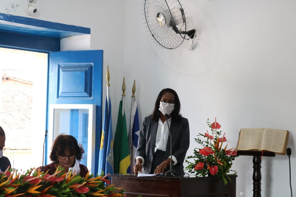 Prefeita de Cachoeira relata sofrer ameaças após ser eleita 1ª mulher ao cargo — Foto: Ascom / Prefeitura de Cachoeira