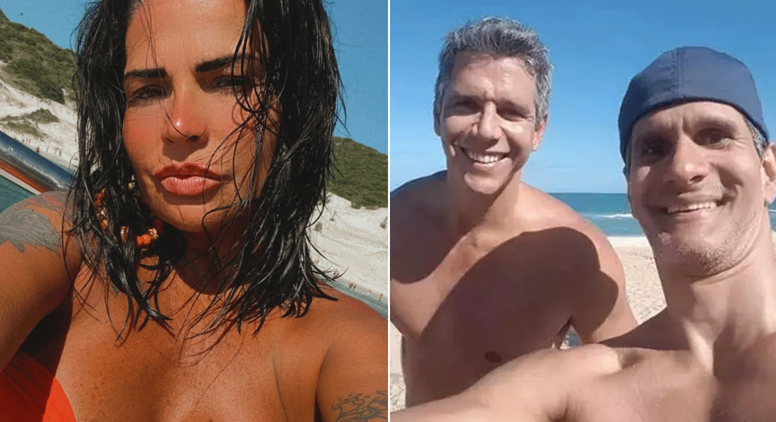 Solange Gomes relembra sexo a três com Márcio Garcia e o irmão (Foto: Reprodução/Instagram)