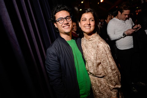         Rodrigo Ohtake e Carol Ralston, editora de cultura da Vogue