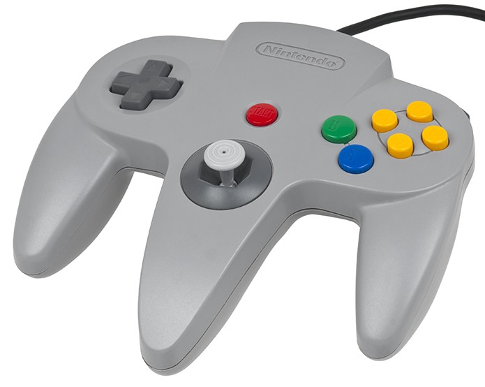 Controle do Nintendo 64 marcou pelo formato diferente (Foto: Reprodução)