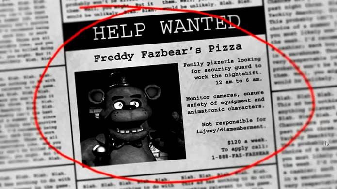Conheça a verdadeira história do tenebroso jogo Five Nights at Freddys (Foto: Reprodução)