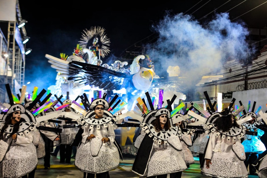 União de Maricá, escola que foi uma das campeãs da Série Prata do carnaval carioca em 2023