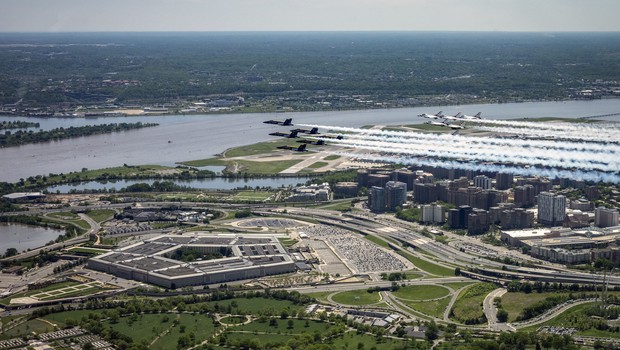 Pentágono, sede do Departamento de Defesa dos EUA (Foto: Divulgação / Ned T. Johnston)