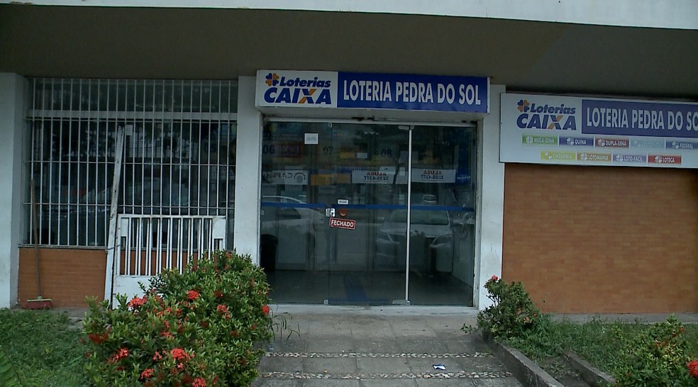 Lotérica assaltada na tarde desta quinta-feira (11), em São Luís — Foto: TV Mirante