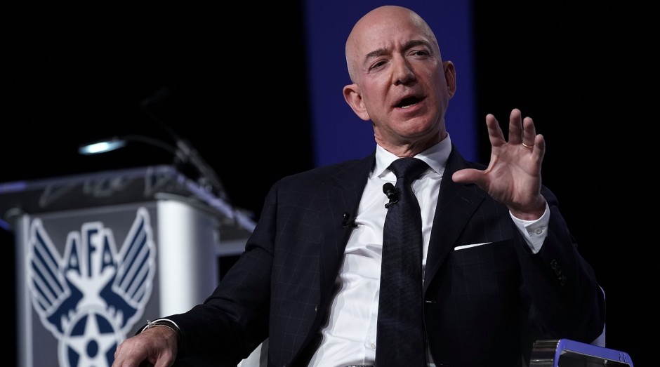O fundador e CEO da Amazon, Jeff Bezos (Foto:  Alex Wong/Equipe/Getty Images)