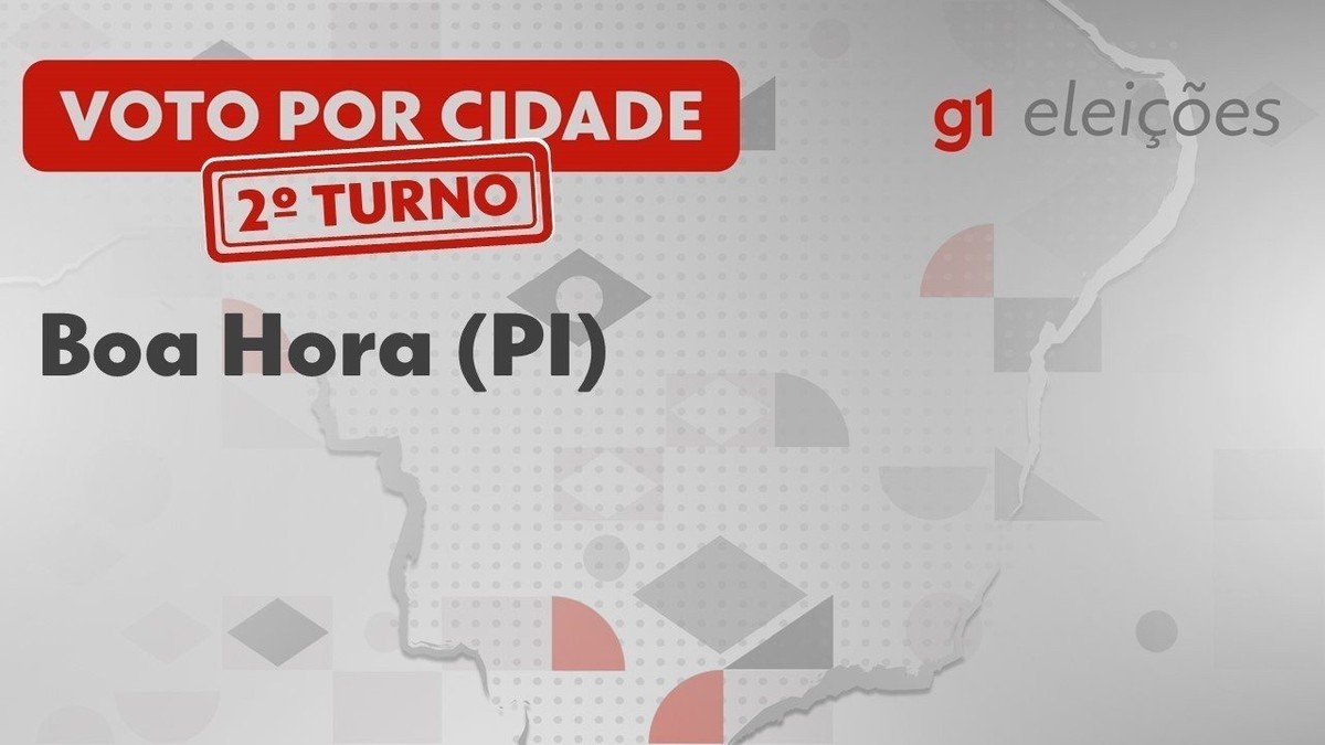 Eleições Em Boa Hora Pi Veja Como Foi A Votação No 2º Turno Piauí G1 