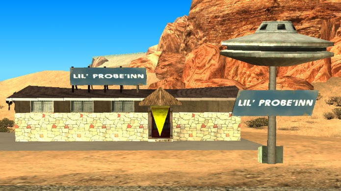 GTA San Andreas: o simpático Lil Probe Inn escondido no deserto (Foto: Reprodução/Wikipedia)
