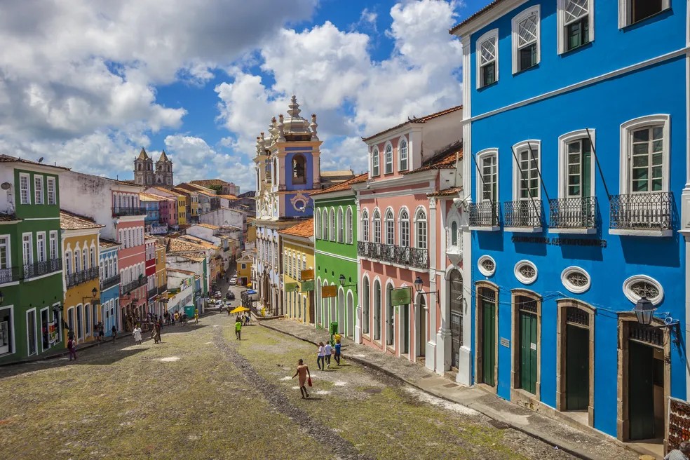Ruas do Pelourinho, em Salvador — Foto: Gety Images