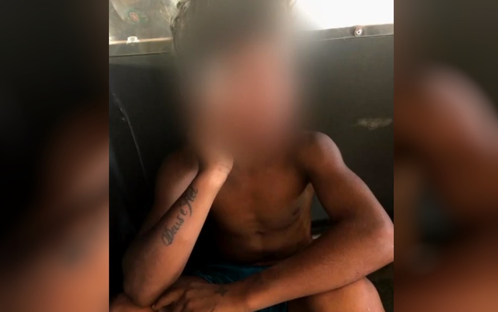Menino de 11 anos foi encontrado morto em Águas Lindas de Goiás, no Entorno do DF — Foto: Reprodução/TV Anhanguera