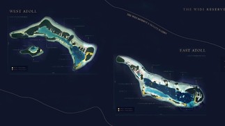 Mapa mostra parte da região à venda na Indonésia — Foto: Reprodução