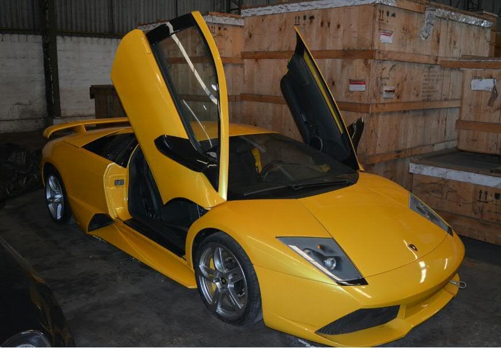 Lance inicial da Lamborghini é de R$ 249 mil — Foto: Receita Federal/ Divulgação