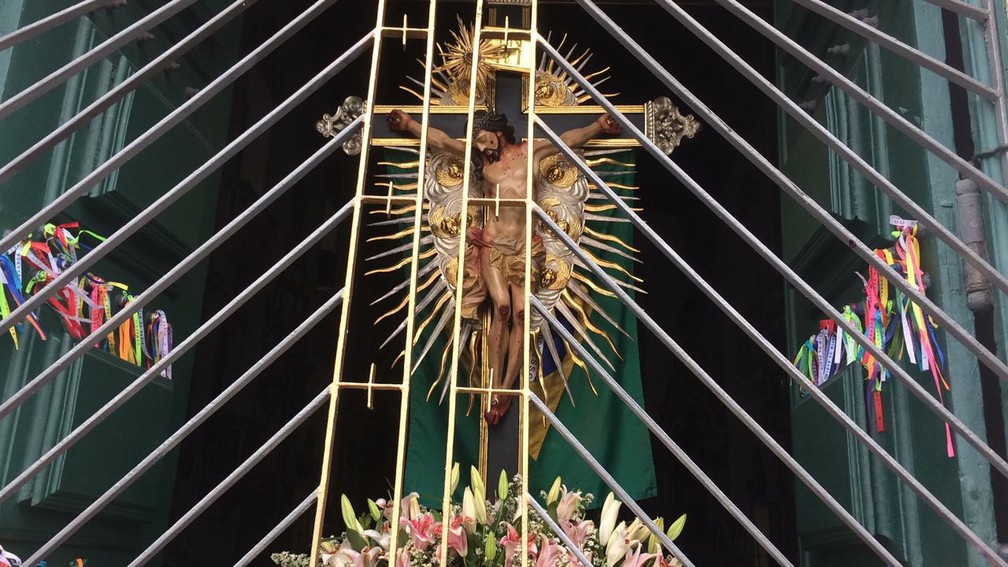 Imagem de Nosso Senhor do Bonfim (Foto: Andréa Silva/TV Bahia)