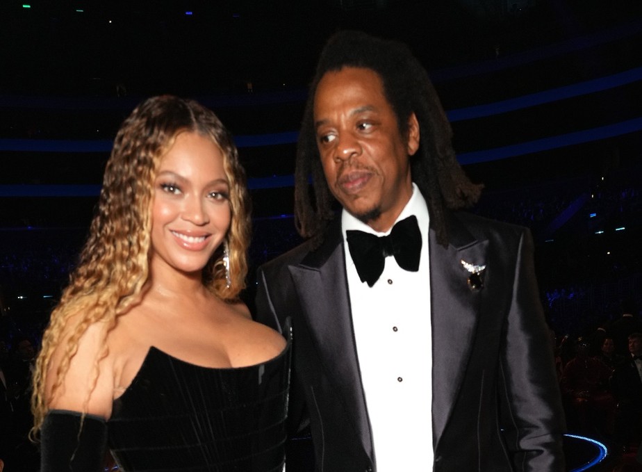 Beyoncé e Jay-Z no Grammy Awards 2023