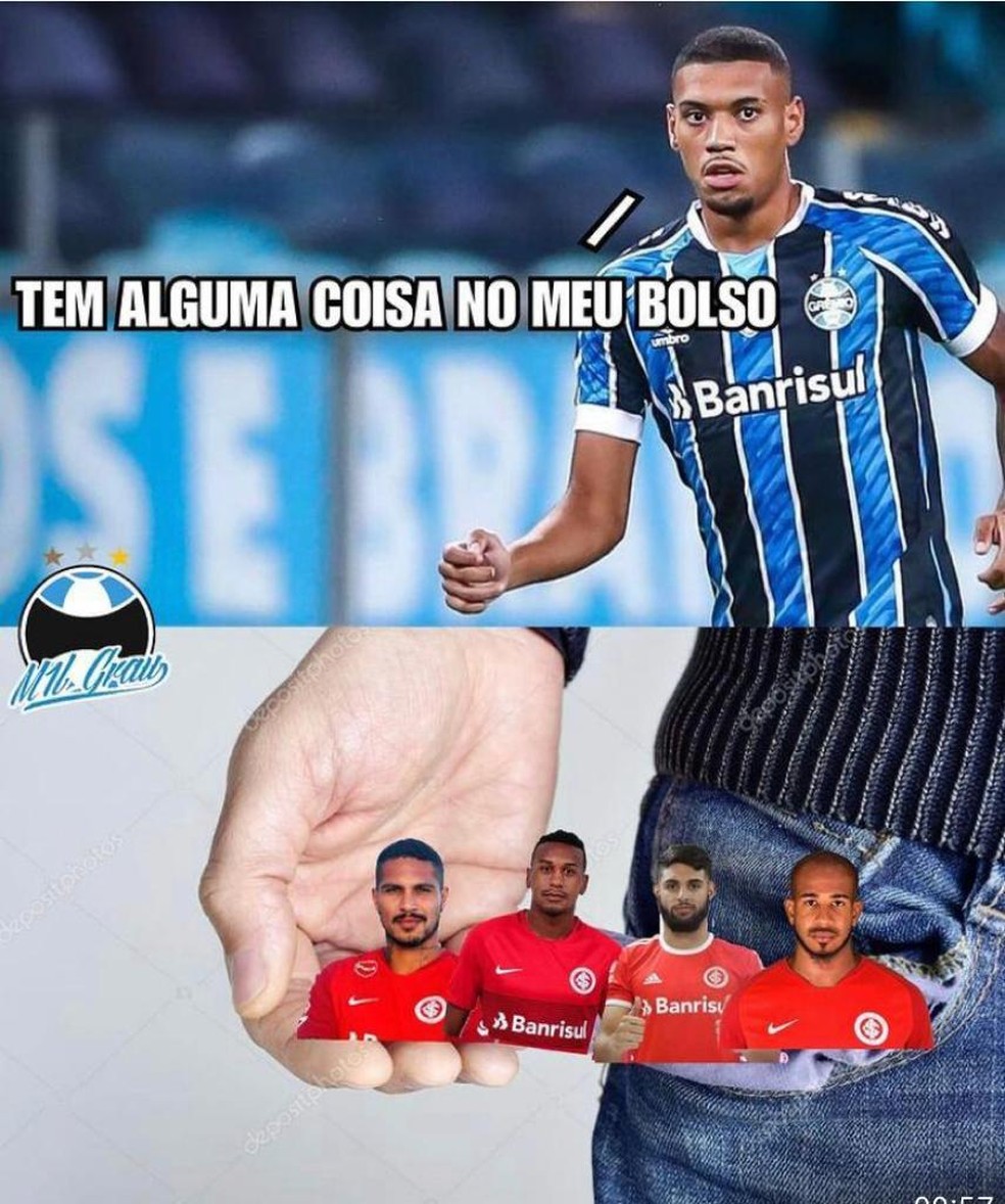 Leo Chu X Guerrero E Parabens A Voce Os Memes Da Vitoria Do Gremio No Gre Nal Campeonato Gaucho Ge