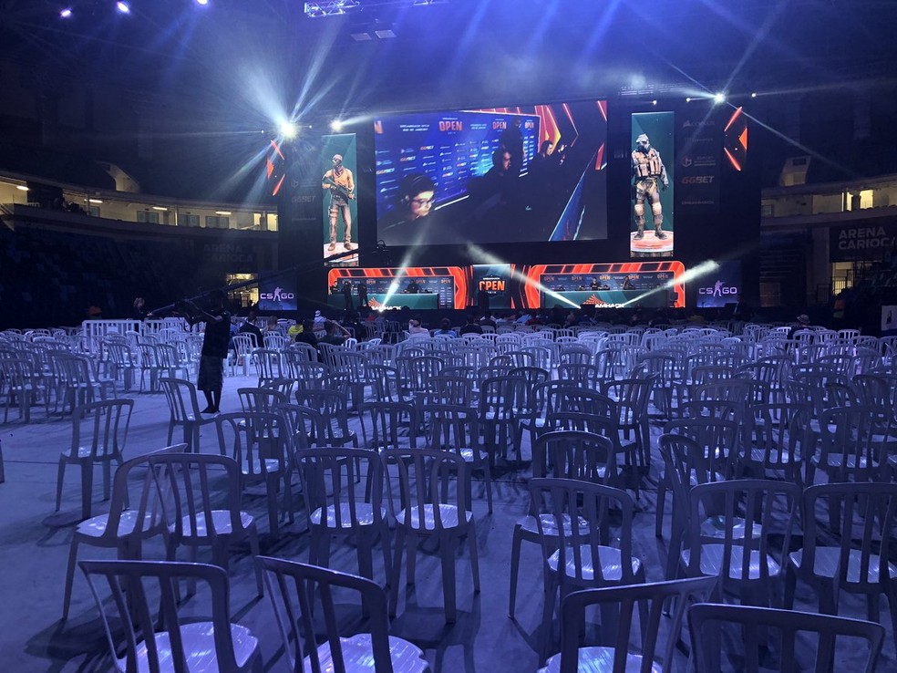 Cenário da DreamHack Rio — Foto: Júlia Garcia