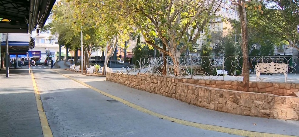 Serra Negra decidiu aplicar regras da fase vermelha do Plano SP &mdash; Foto: Reprodu&ccedil;&atilde;o / EPTV