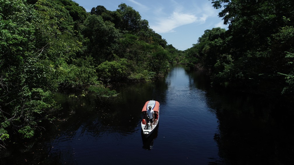 Um dos trechos da travessia â€” Foto: Lucas Munhoz